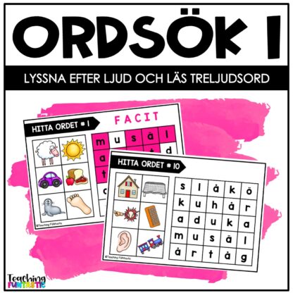 Ordsök treljudsord