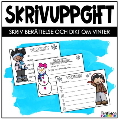 skrivuppgift vinter
