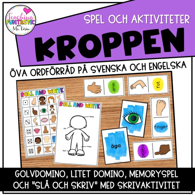 TEMA KROPPEN – SPEL OCH UPPGIFTER - Teaching Funtastic