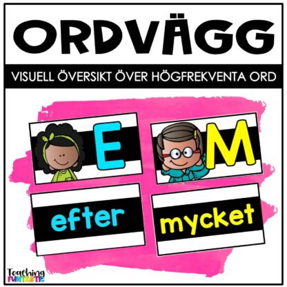 högfrekventa ordkort