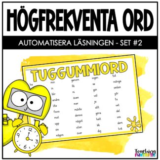 svenska högfrekventa ord