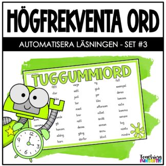 svenska högfrekventa ord
