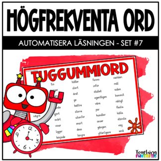 svenska högfrekventa ord