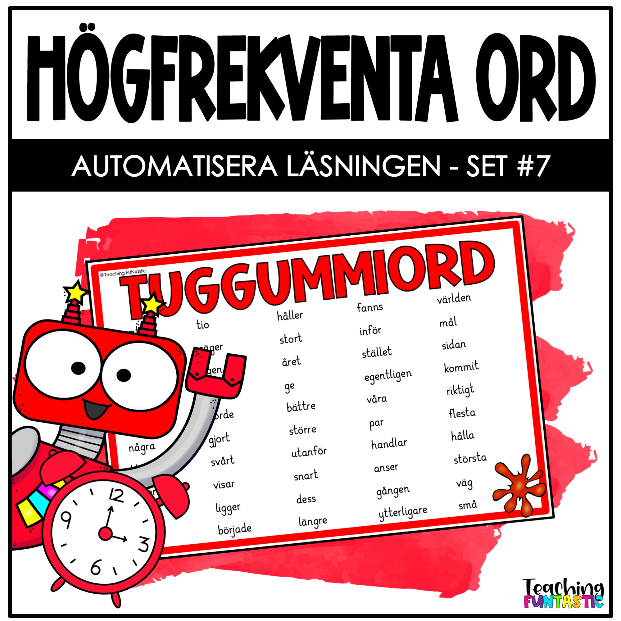 svenska högfrekventa ord