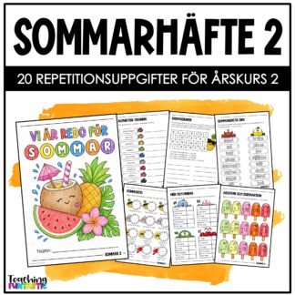 Uppgiftshäfte inför sommarlovet för årskurs 2