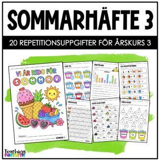 Uppgiftshäfte inför sommarlovet för årskurs 3