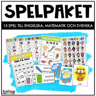 spel svenska engelska matematik