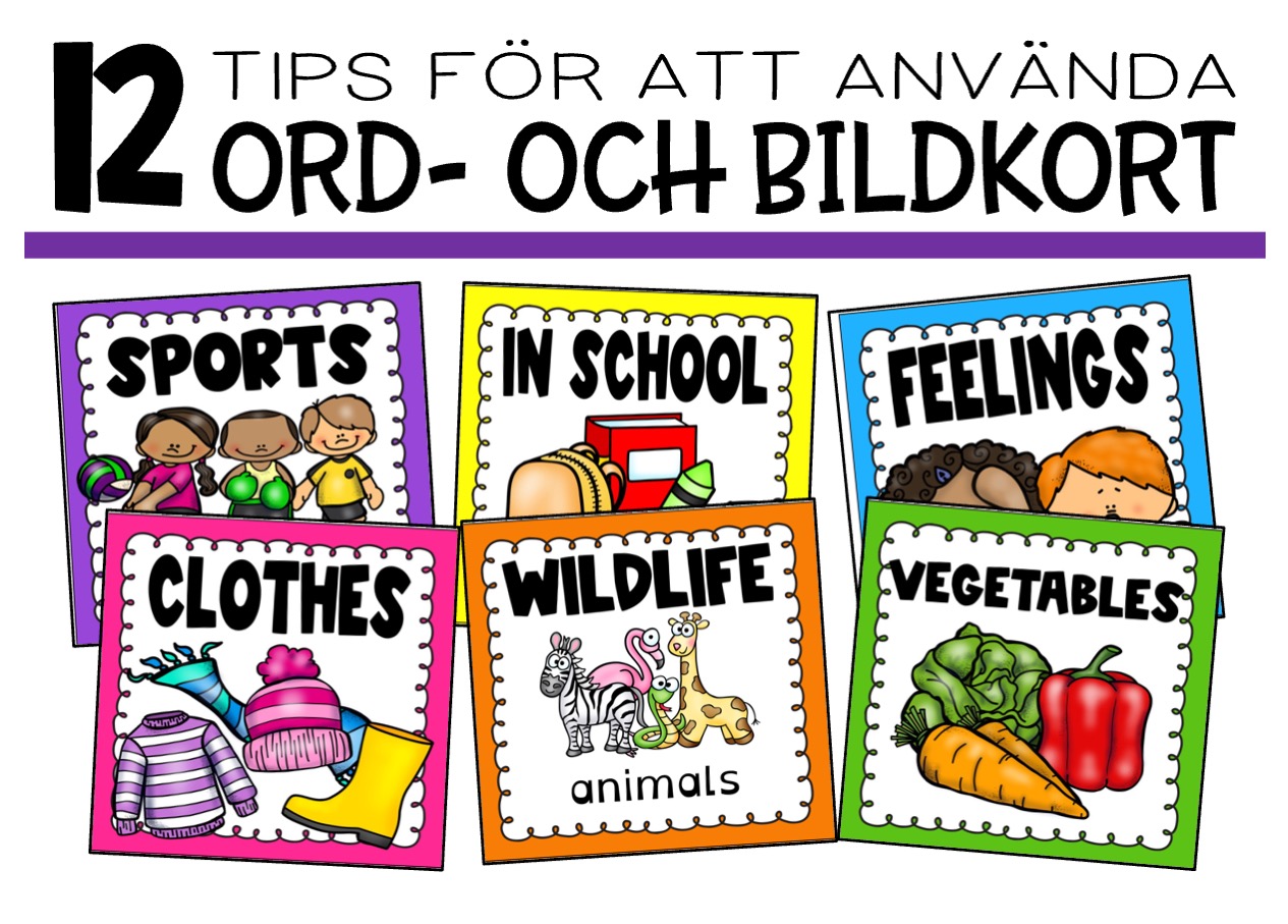 ord- och bildkort
