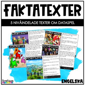 Nivådelade lästexter dataspel