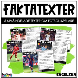 Nivådelade lästexter fotbollspelare