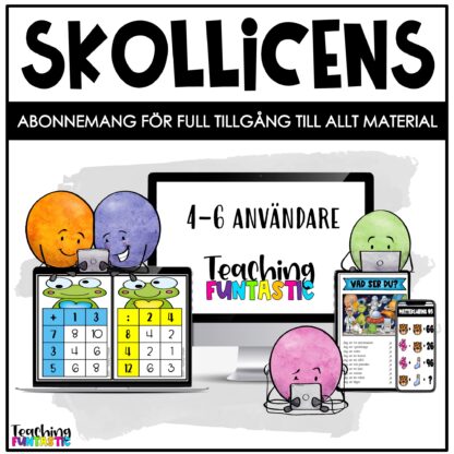 undervisningsmateriale licens