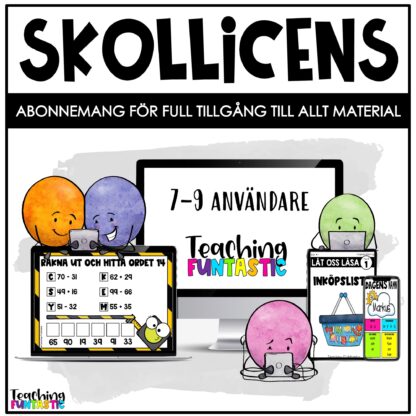 undervisningsmateriale licens
