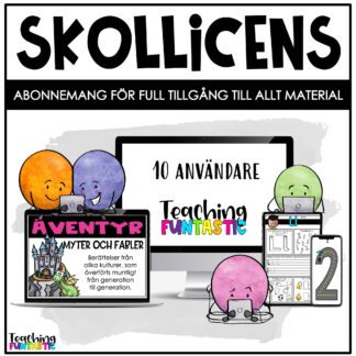 undervisningsmateriale licens