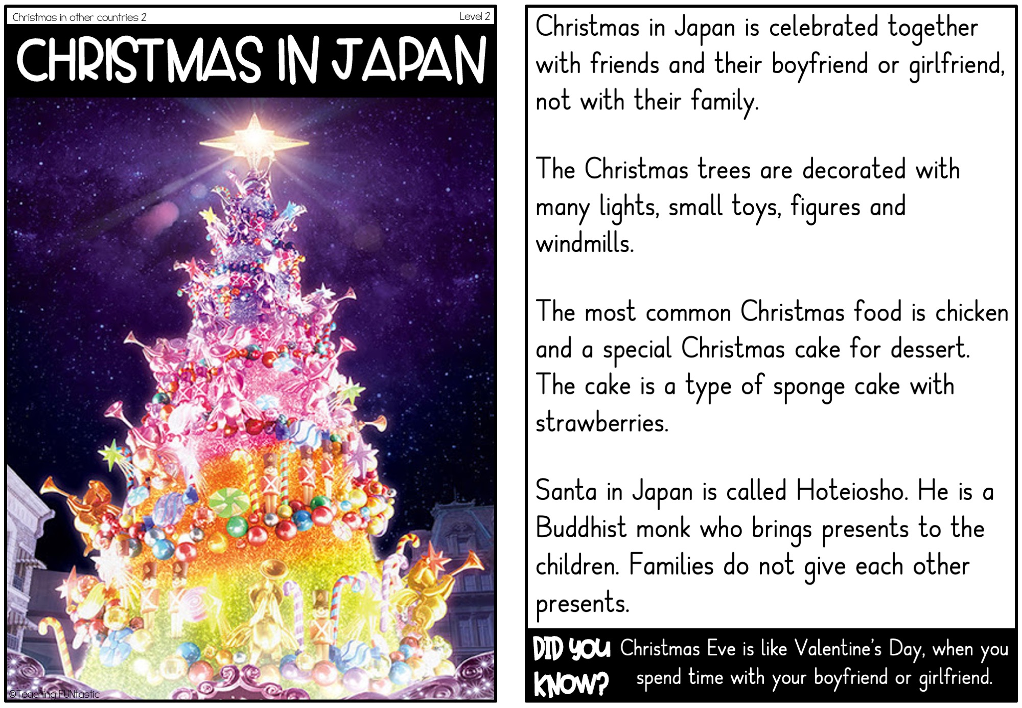 Faktatexter Engelska - Jul i andra länder 1 - Bild 2