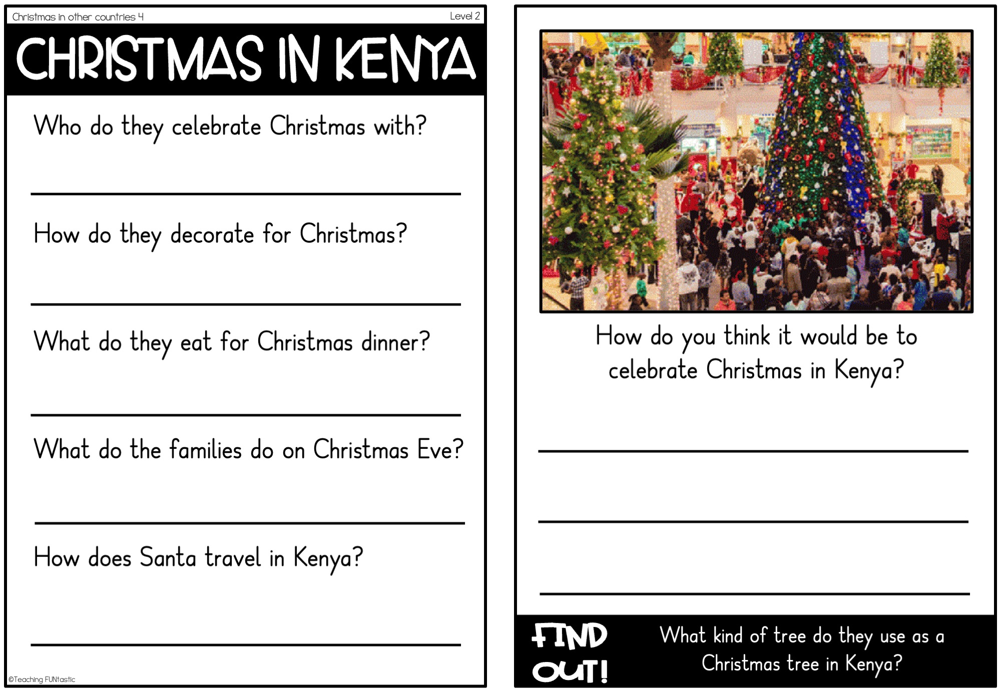 Faktatexter Engelska - Jul i andra länder 1 - Bild 3