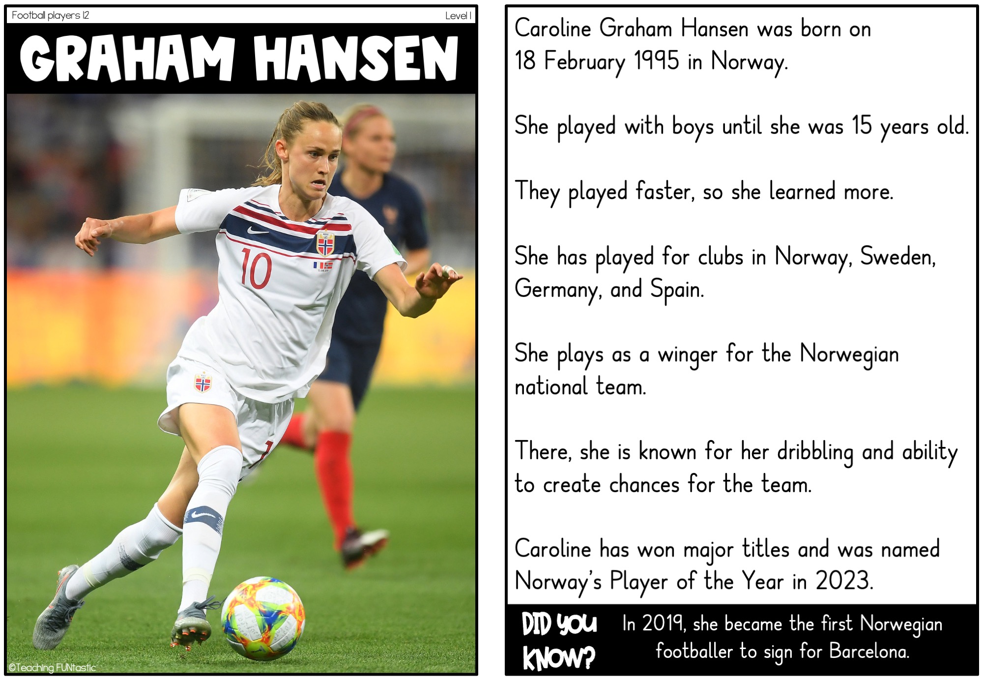 faktatexter fotbollsspelare