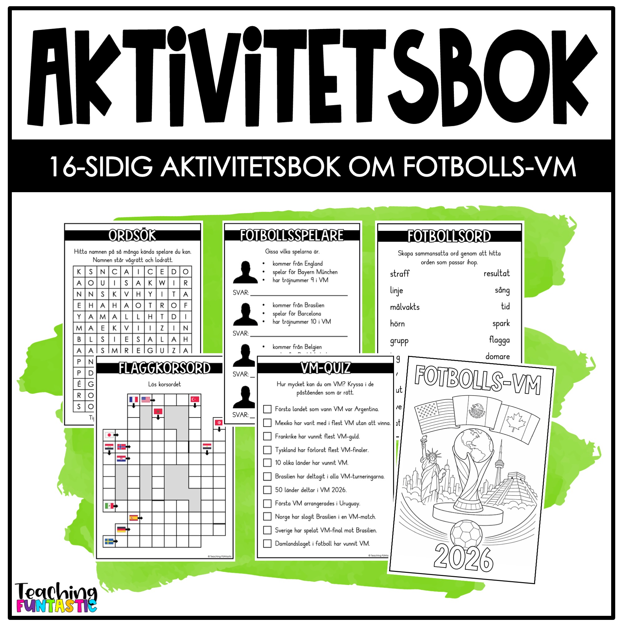 aktivitetsbok fotbolls-vm
