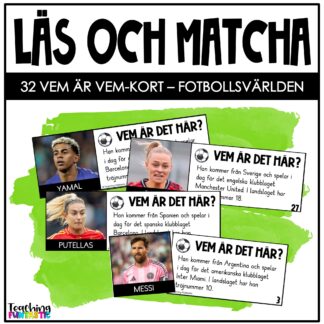 quizkort fotbollsspelare