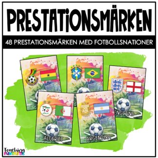 prestationsmärken fotboll