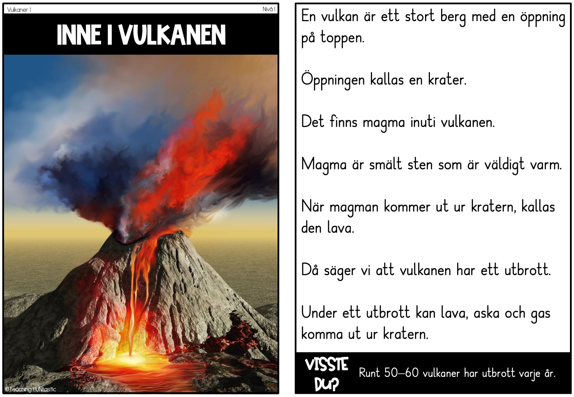 faktatexter vulkaner