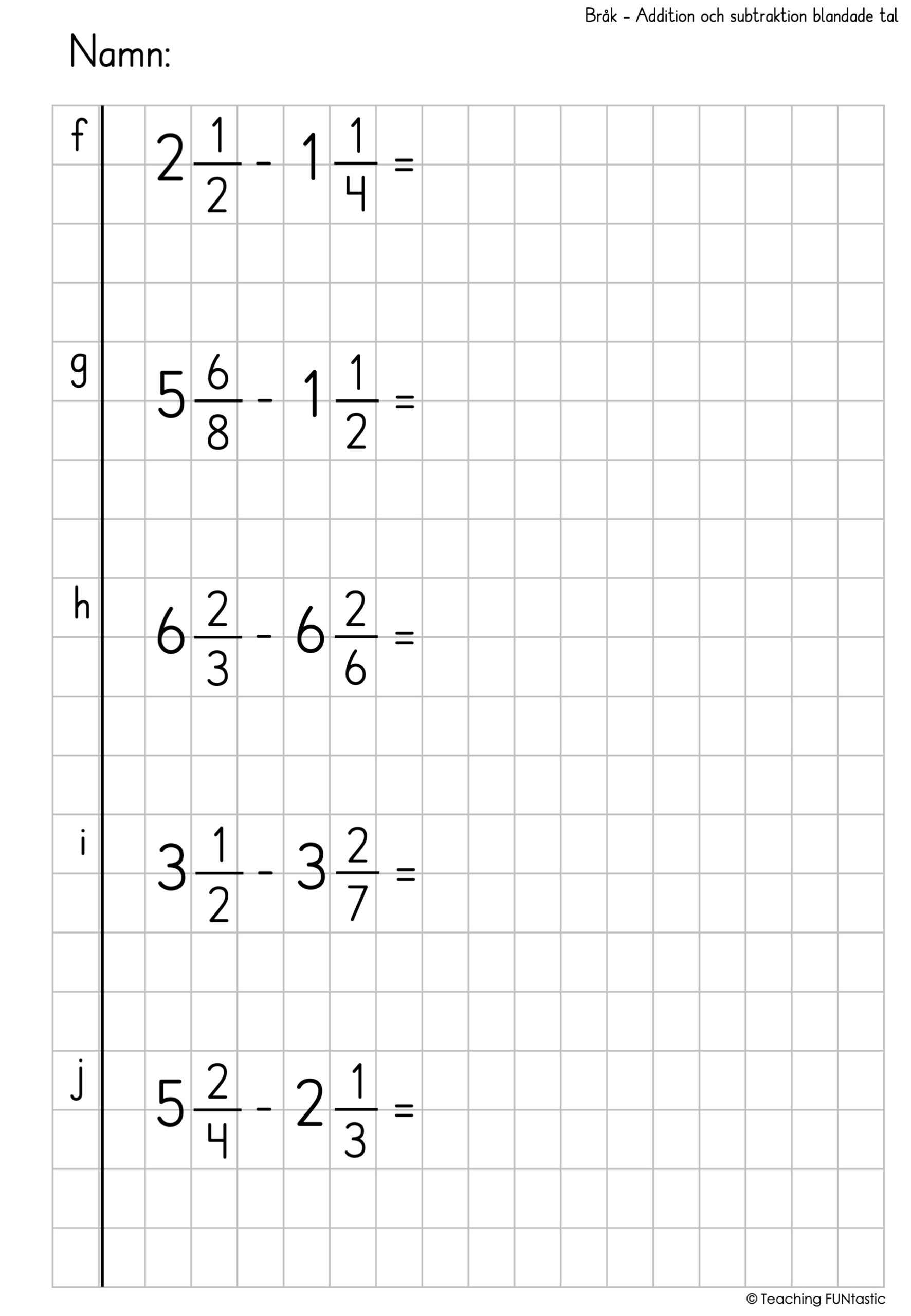 Progressiva arbetsblad i matematik - Bild 5
