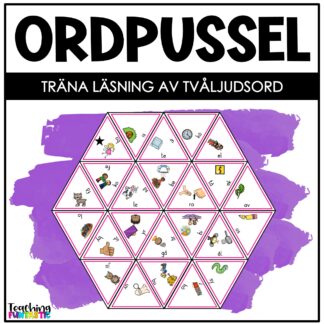 läsning tvåljudsord