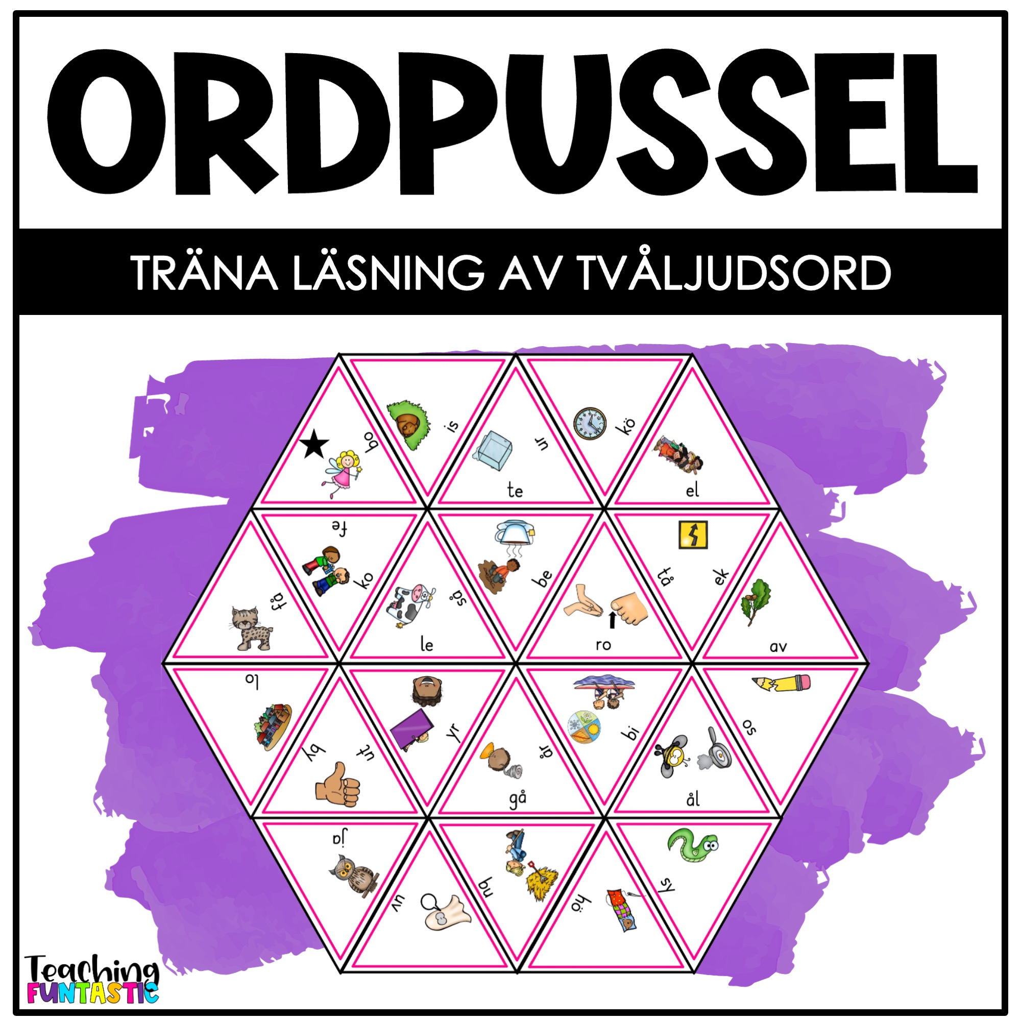 läsning tvåljudsord