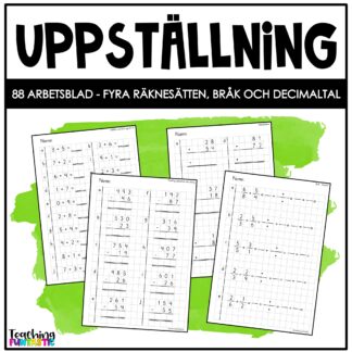 Progressiva arbetsblad i matematik