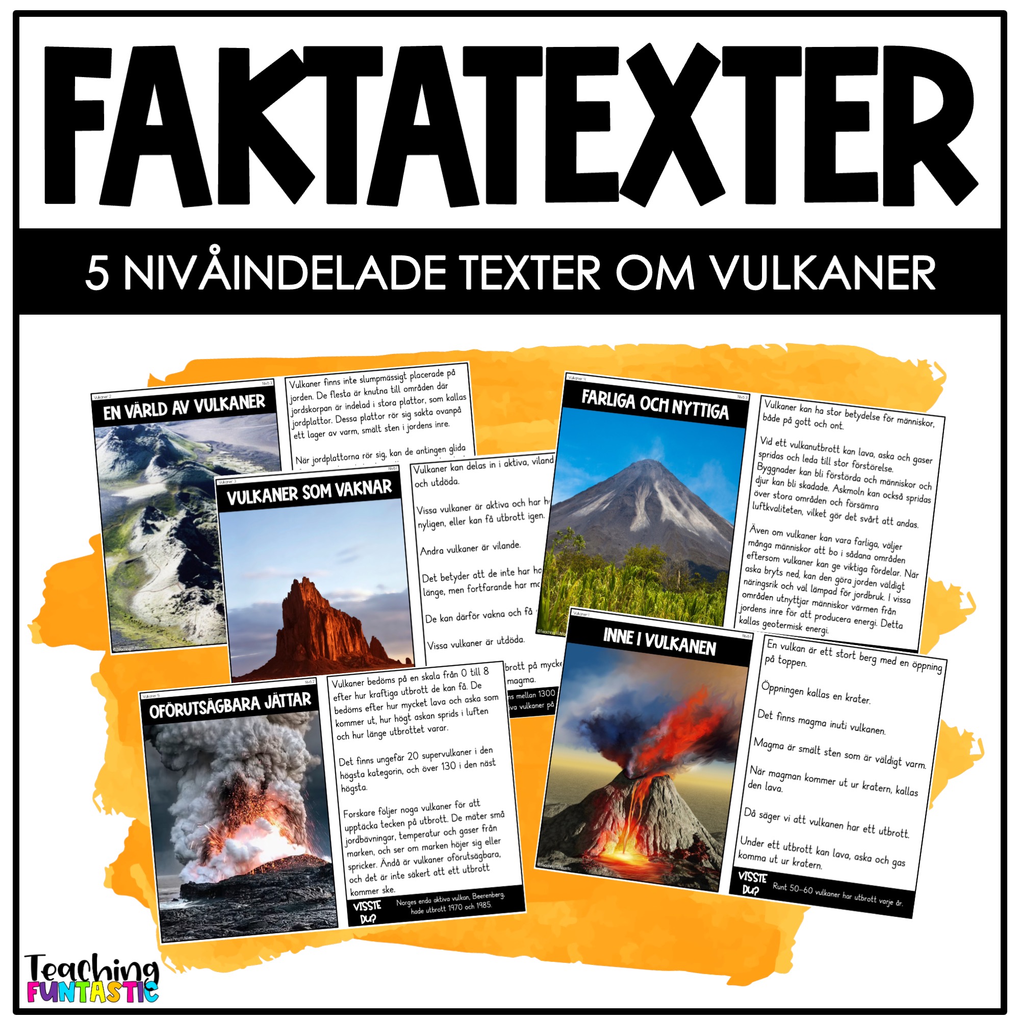 faktatexter vulkaner